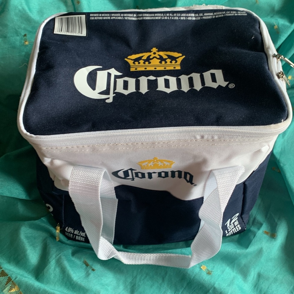 Corona beer beach bag cooler bag with opener new